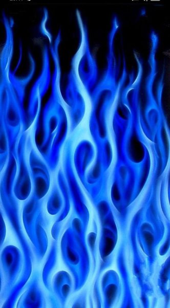 Языки синего пламени