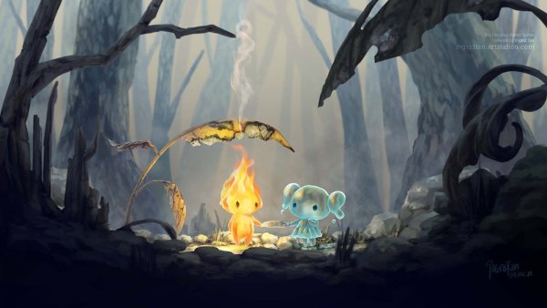 Огонь и вода арт