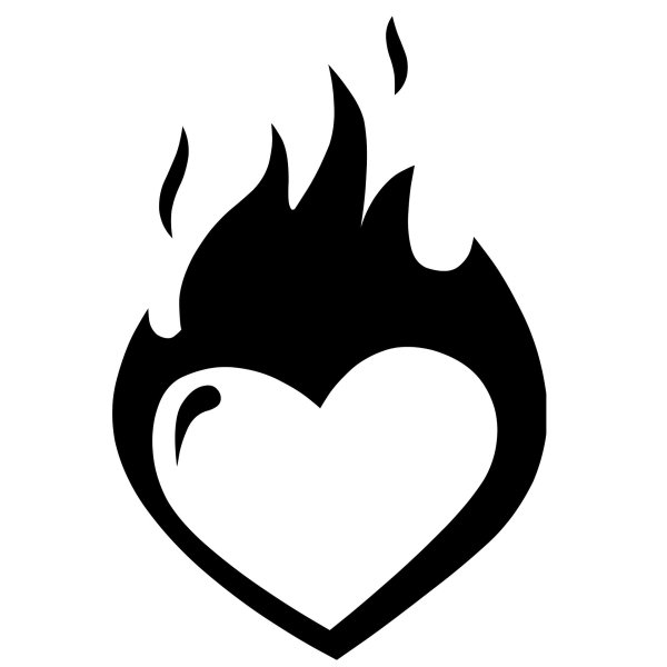 Сердце силуэт