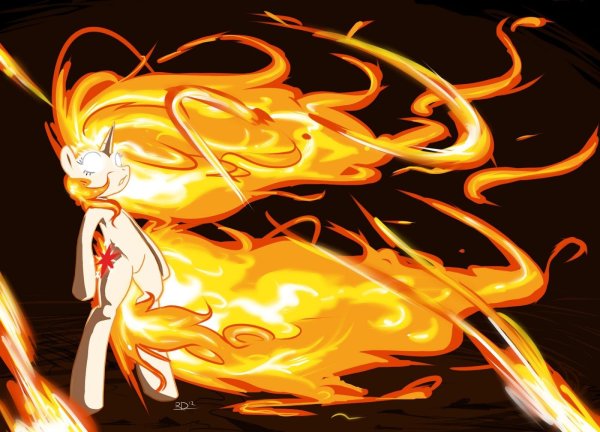 Огонь и вода пони