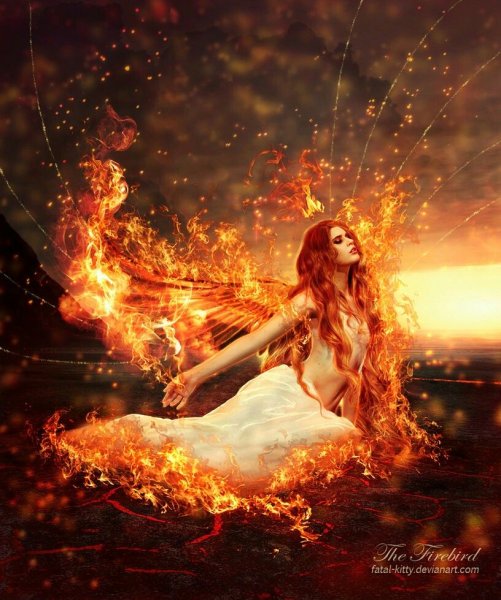 Девушка и огонь