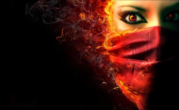 Девушка с огненным взглядом