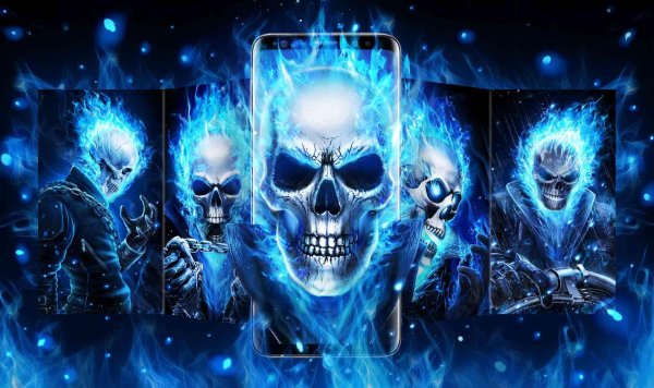 Electric Skull Live Wallpaper