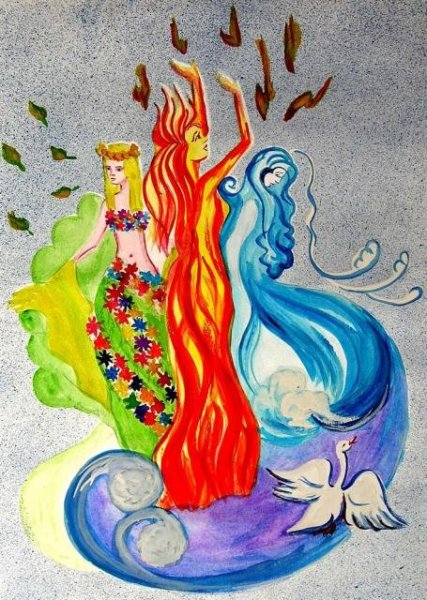 Рисунок на тему стихия