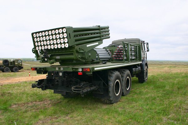 122 Мм РСЗО БМ-21 град