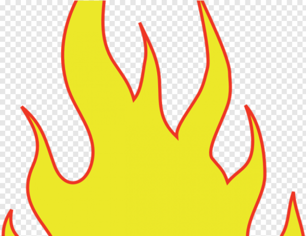 Огонь трафарет