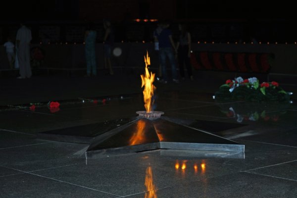 Мемориал памяти и вечный огонь Иркутск