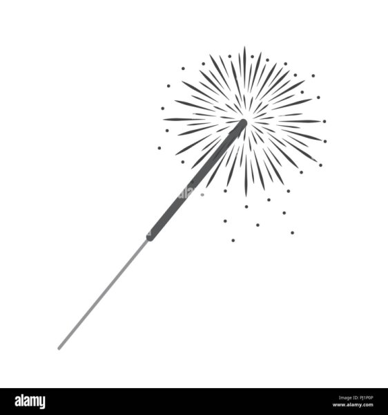 Бенгальский огонь вектор