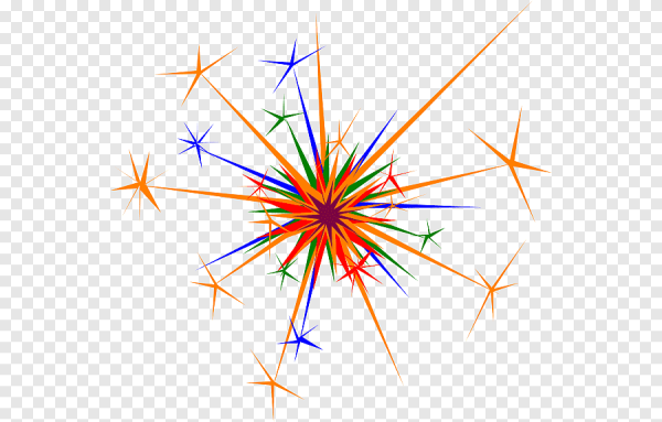 Бенгальский огонек на белом фоне