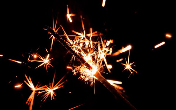 Бенгальские огни новый год