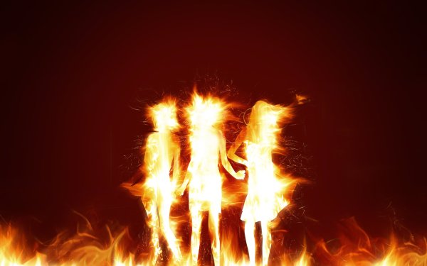 Фигуры из огня