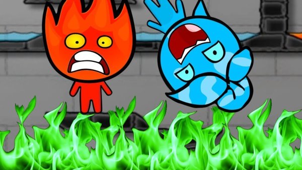 Игра огонек и водичка 2