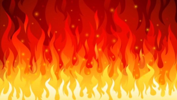 Красный фон огонь