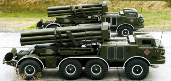 9п140 РСЗО 9к57 ураган