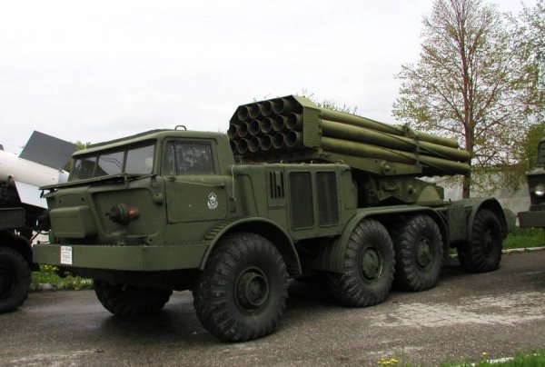 МАЗ РСЗО ураган