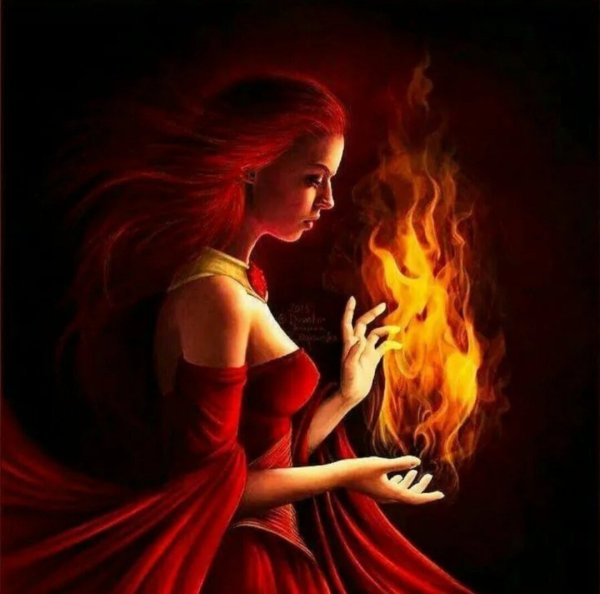 Девушка и огонь