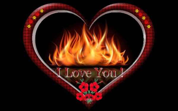 Огненное сердце я тебя люблю