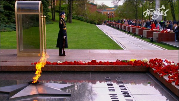 Вечный огонь в Александровском саду