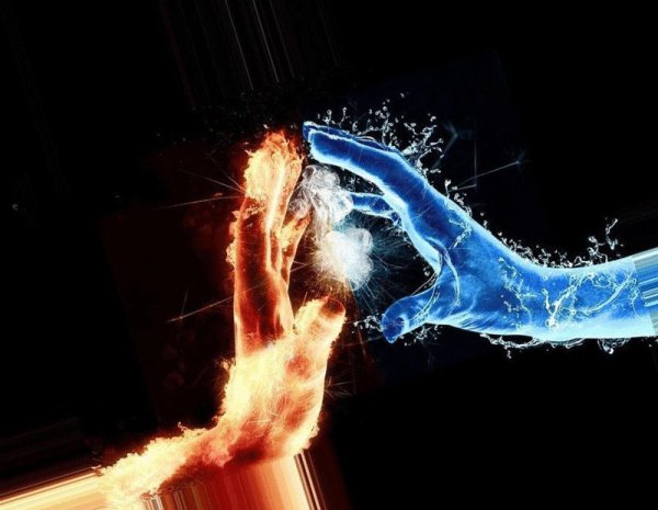 Огонь и лед человек