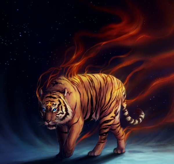 Тигр арт