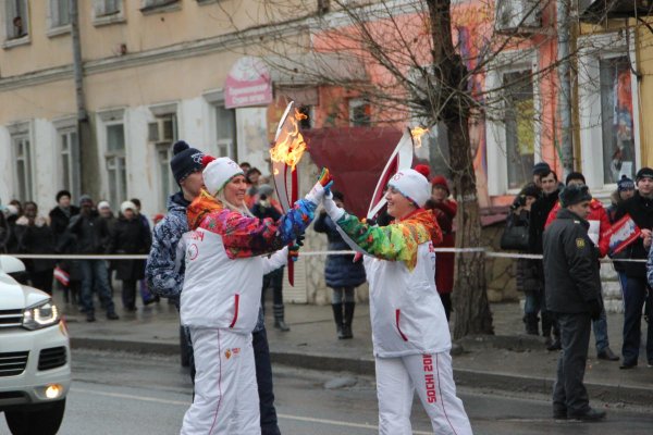 Рязанцы факелоносцы олимпийского огня 2014