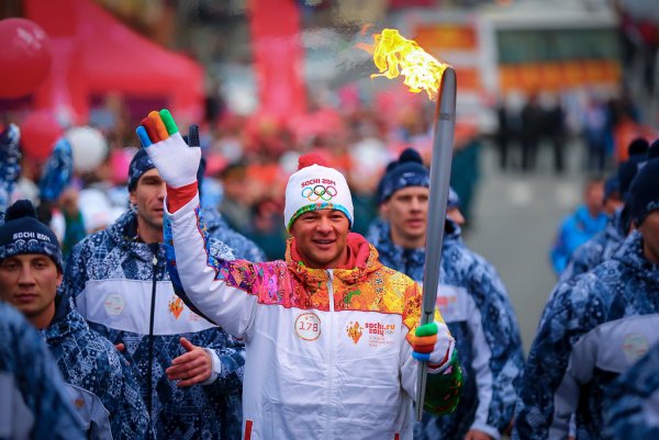 Эстафета олимпийского огня