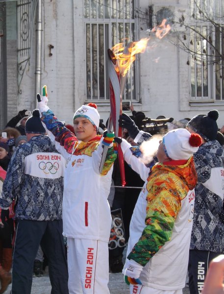 Эстафета олимпийского огня Сочи 2014