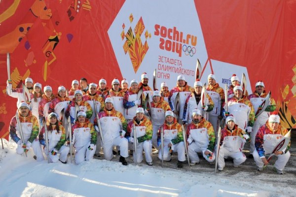 Эстафета олимпийского огня зимних Олимпийских игр 2014