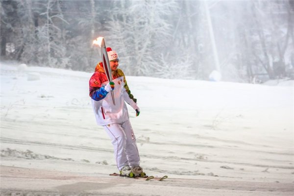 Ирина Шульгина Красноярск факелоносец