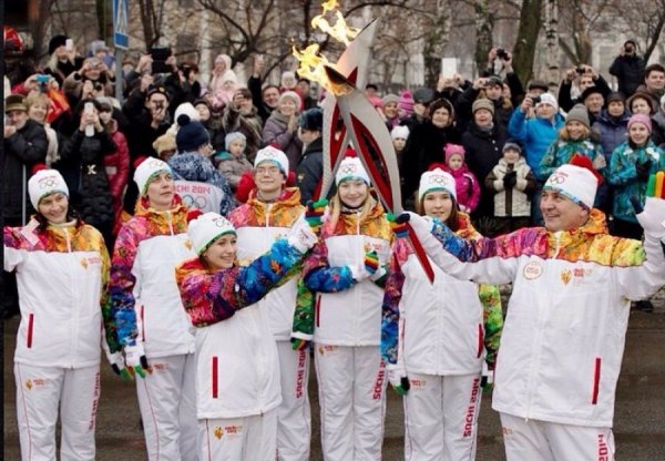 Эстафета олимпийского огня Нижний Новгород 2014