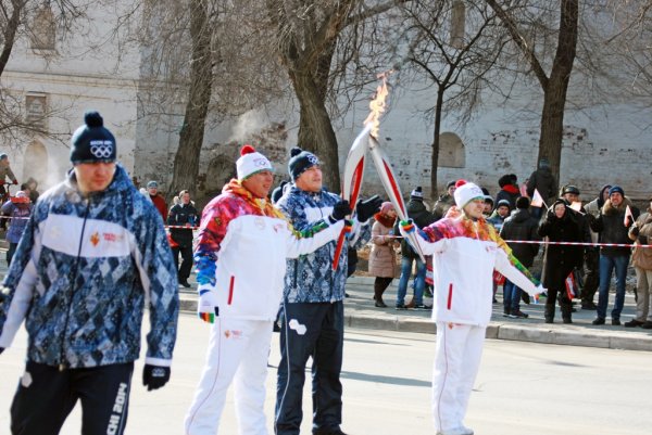 Факел олимпийского огня 2014