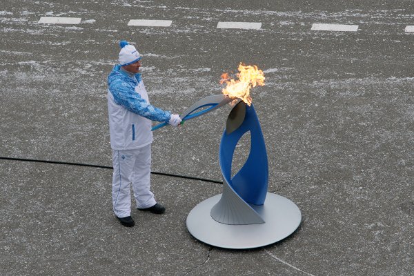 Паралимпийский огонь первый