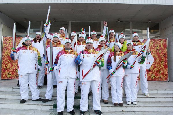 Паралимпиада 2014 факелоносцы Ноябрьск