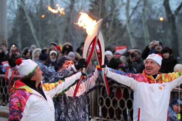 Олимпийский факелоносец Терещенков
