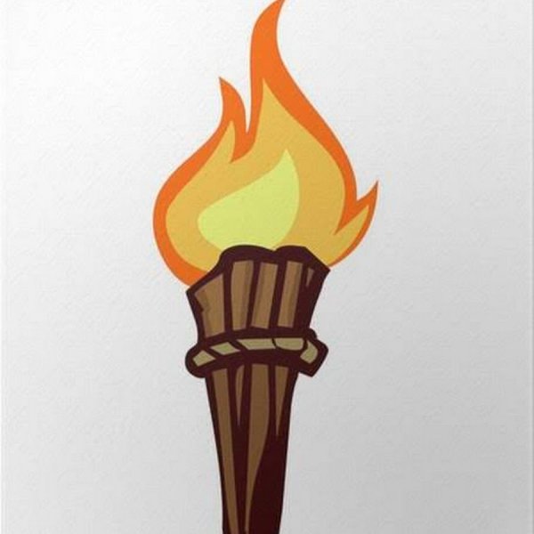Факел мультяшный
