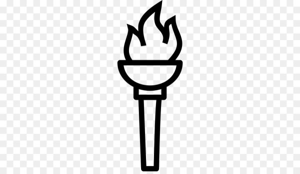 Факел раскраска