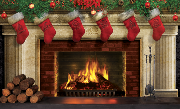 Новогодний камин