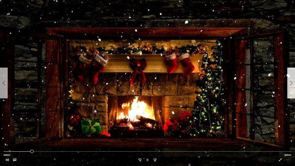 Новый год камин