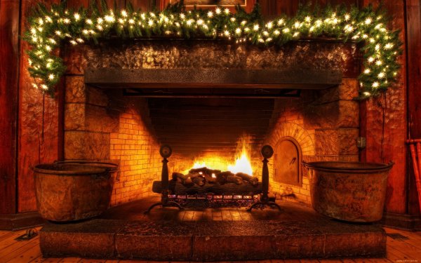 Рождественский камин