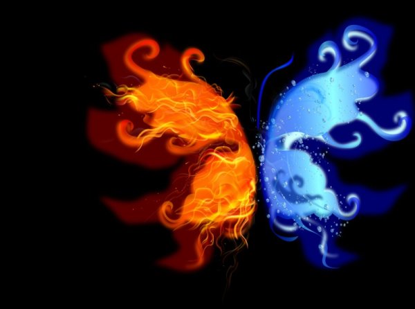 Огонь и вода вместе