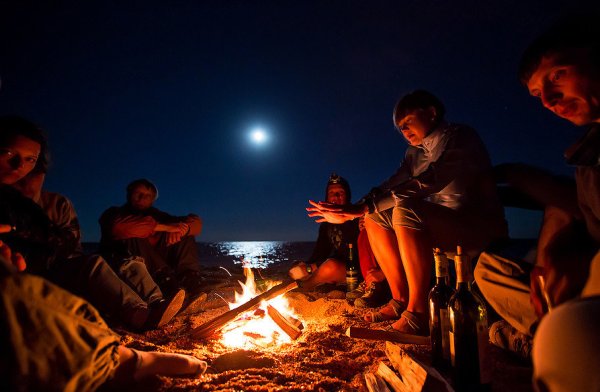 Вечер у костра