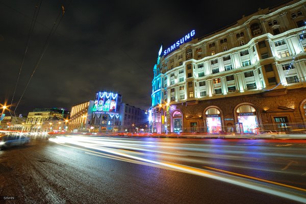 Тверская улица вечером