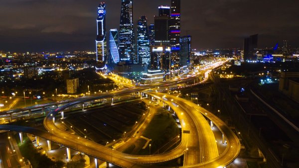 Москва City 4k