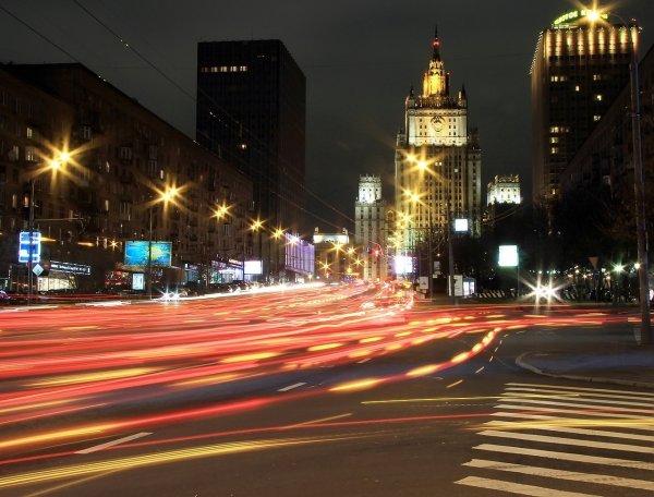 Ночные улицы Москвы