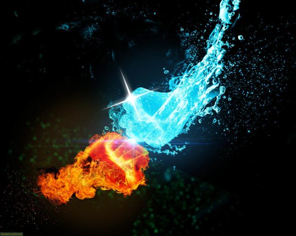 Столкновение огня и воды
