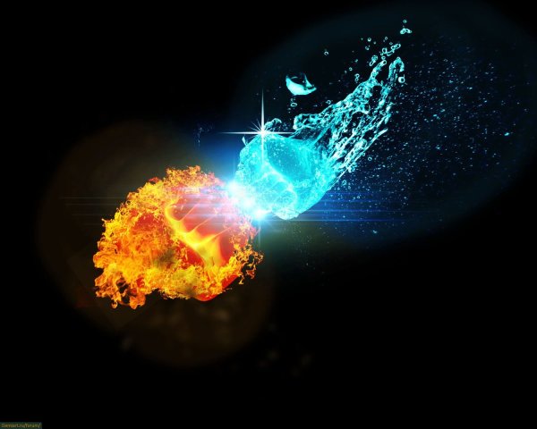 Столкновение огня и воды