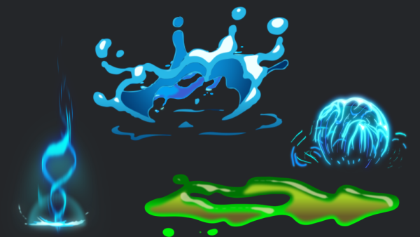 Эффект воды арт