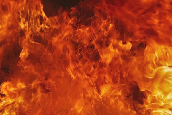 Огненный фон