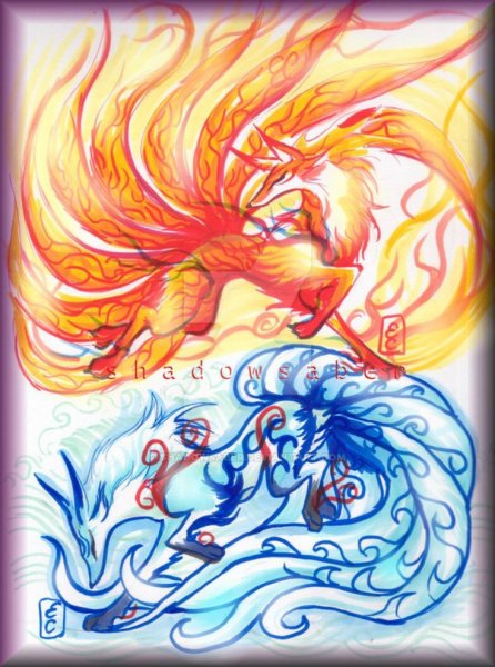 Китсуне Лис стихий