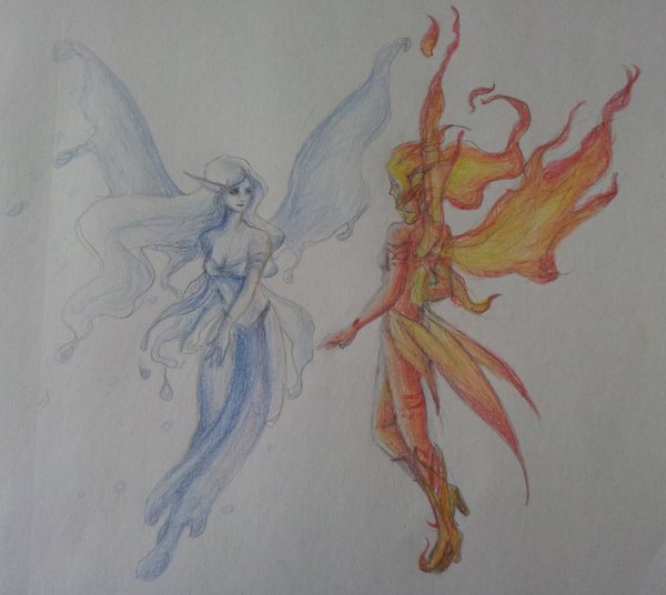 Стихии для срисовки